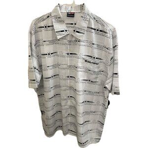 Vtg Southpole Shirt Mens XL White All Over Print Hip Hop Skater Streetwear Y2K